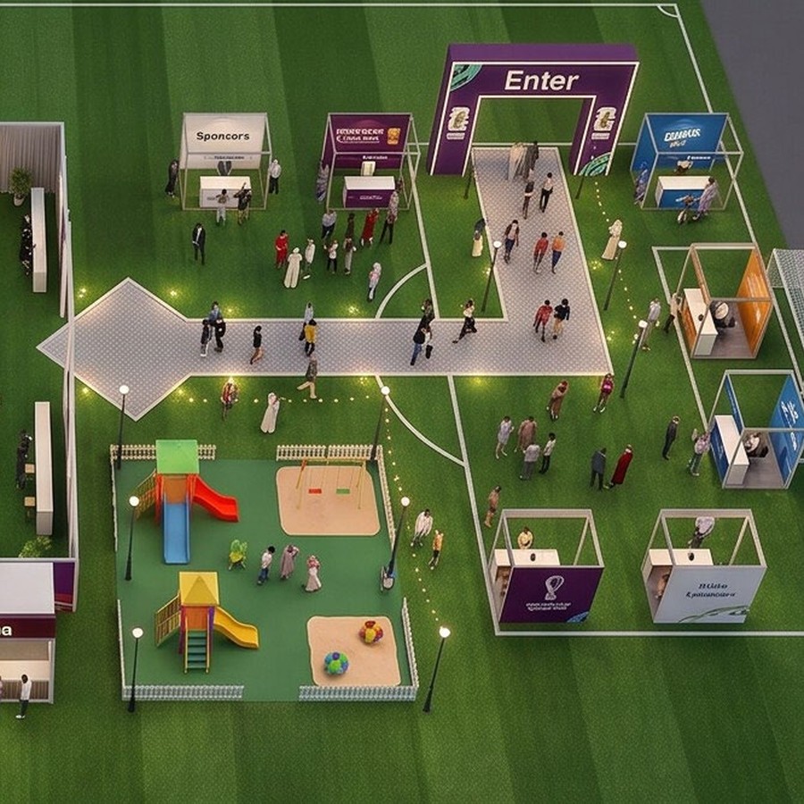 Entrance zone render